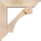 Ekena Millwork Westlake Traditional Smooth Bracket w/ Offset Brace, Douglas Fir, 7 1/2"W x 32"D x 32"H BKT0806X32X32WTL01SDF - alternate 4